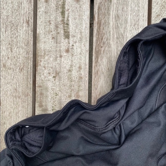 LULULEMON Black Drawstring Athletic Running Shorts - Picture 4 of 7